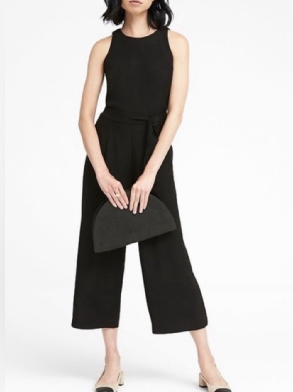 Banana Republic Black Petite Jumpsuit